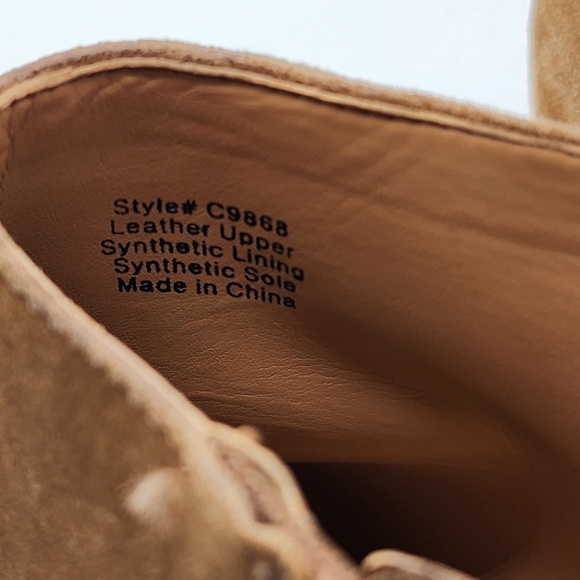 J. Crew Sawyer Suede Leather Ankle Booties Tan Size Women's 7.5 - Picture 10 of 11